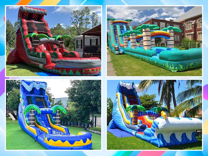 inflatable pool slide for adults
