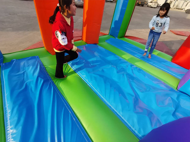 wet dry inflatable slide
