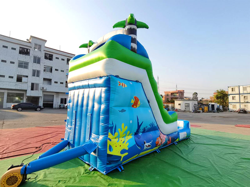 water slide jumping castle