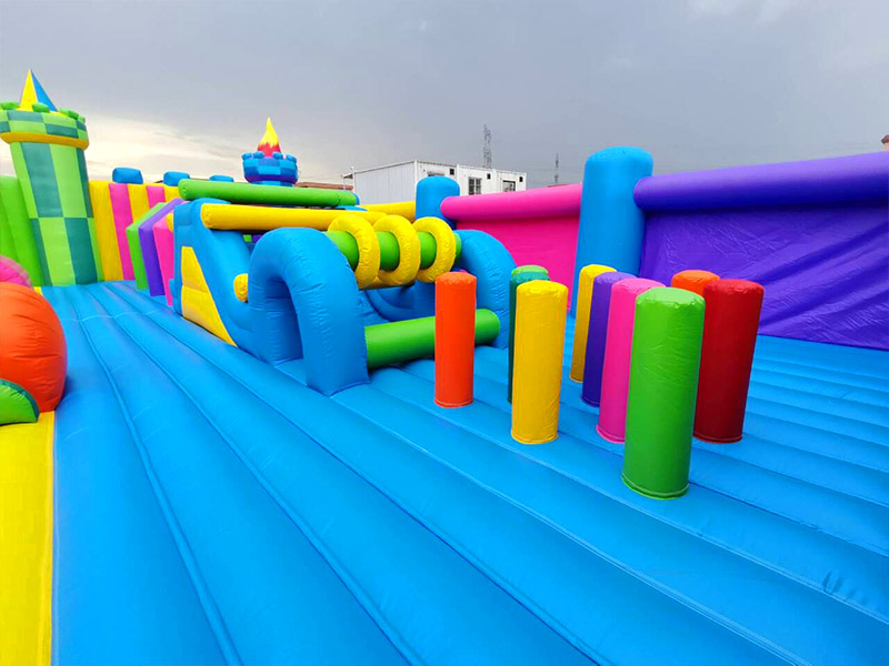 inflatable water obstacle course