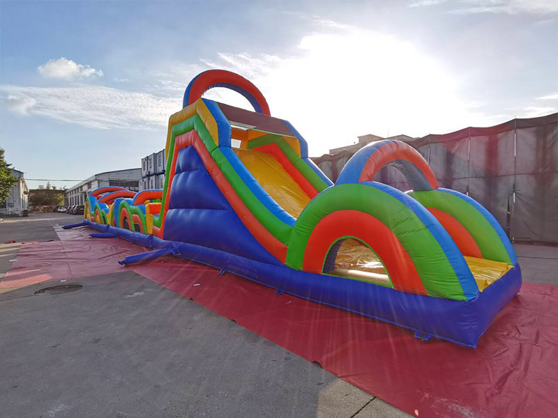 bouncy castle obstacle course
