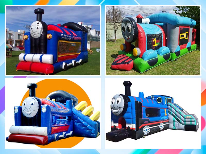 inflatable bounce house with slide