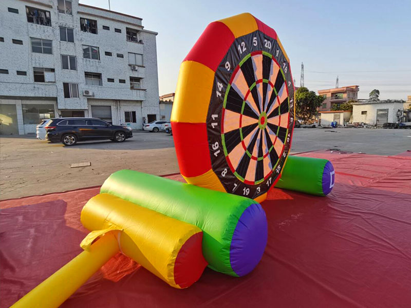 blow up football dart board