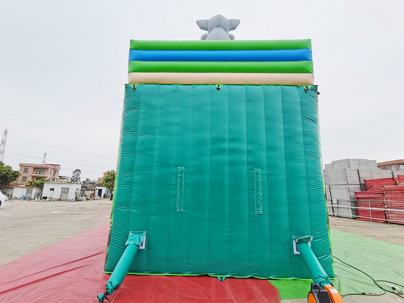 bounce house with slide