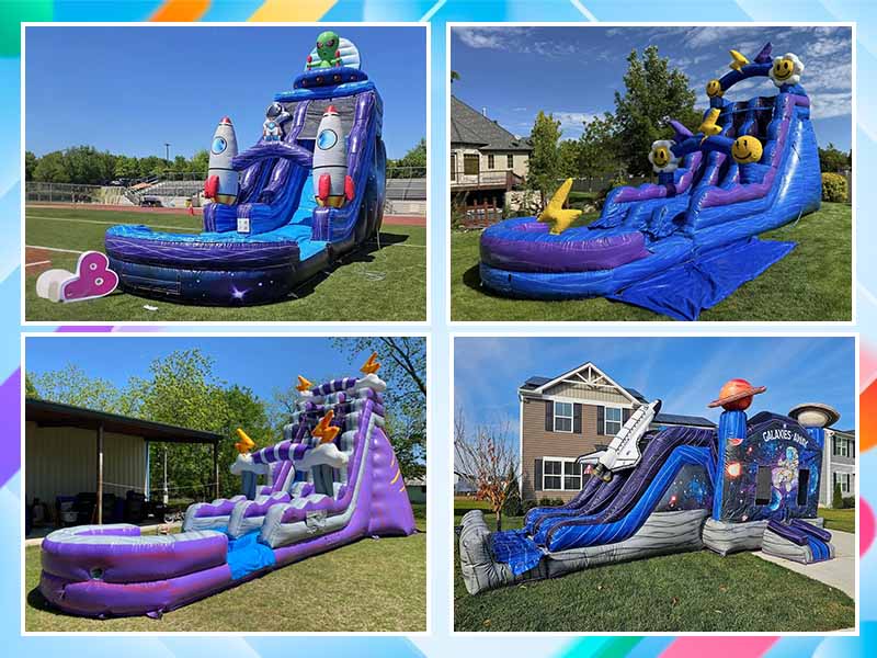 commercial blow up water slide