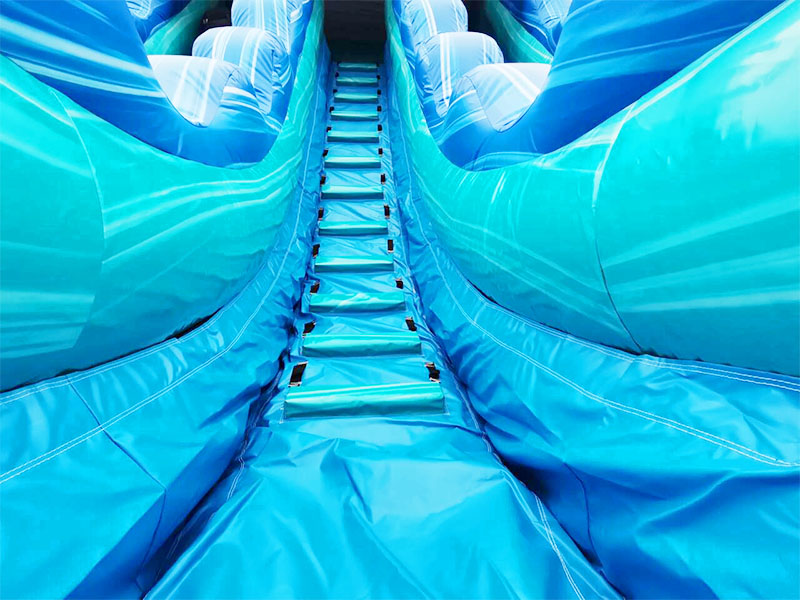 backyard blow up water slide