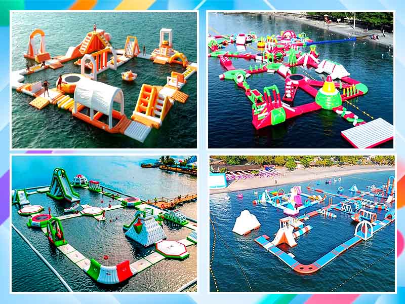 backyard inflatable water park