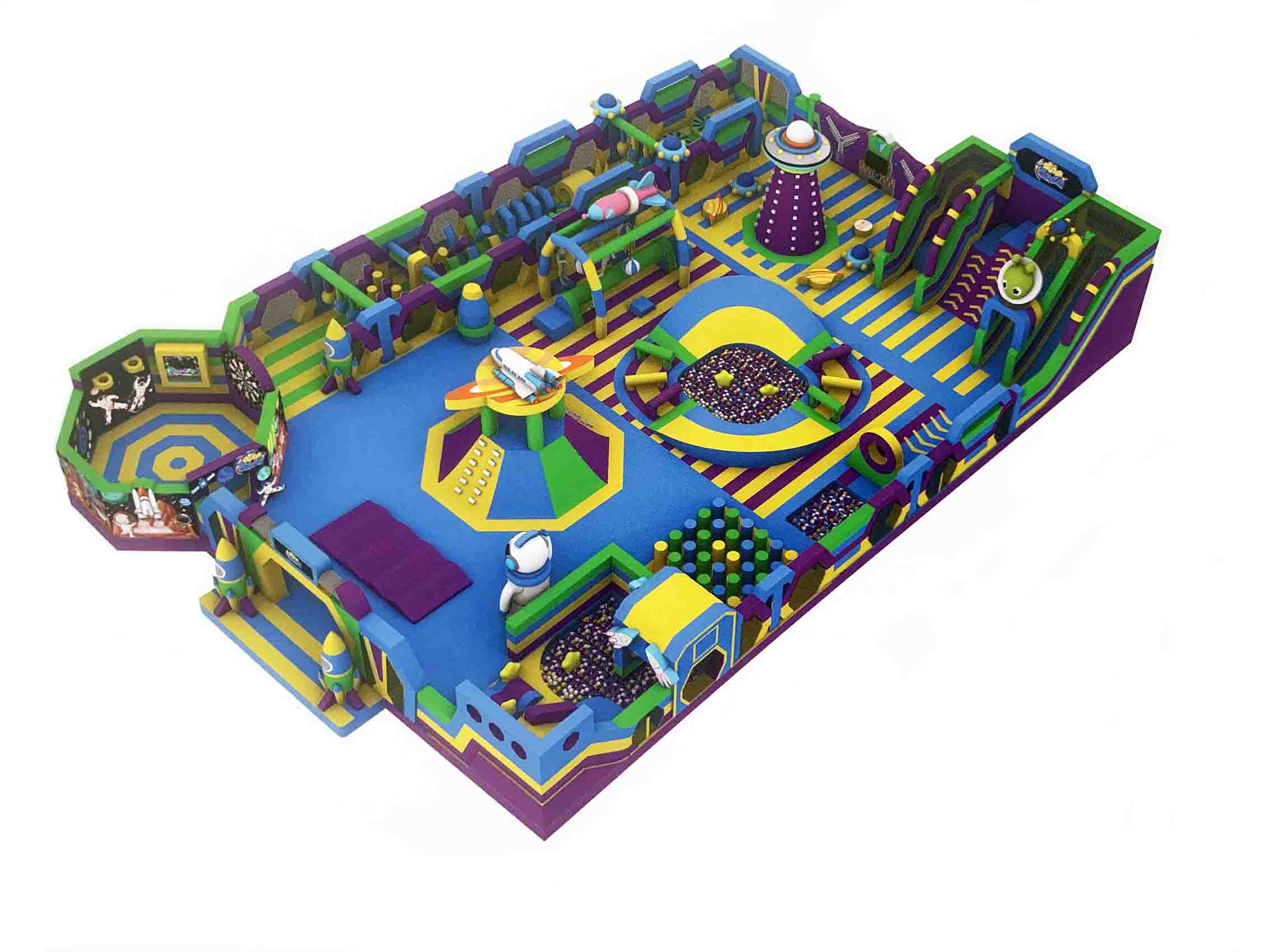 Kid-friendly inflatable adventure park Kid-friendly inflatable adventure park