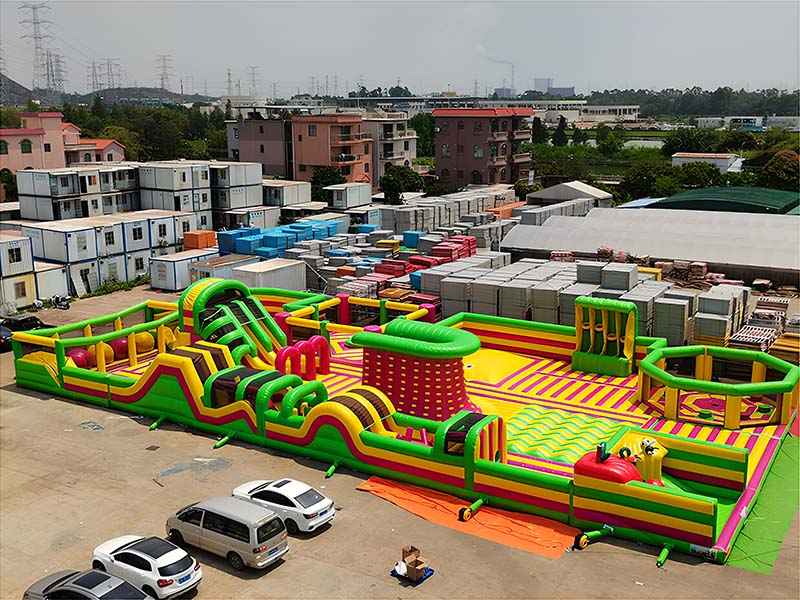 large colorful inflatable theme park large colorful inflatable theme park