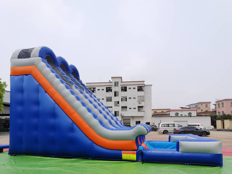 blow up water slide with pool blow up water slide with pool