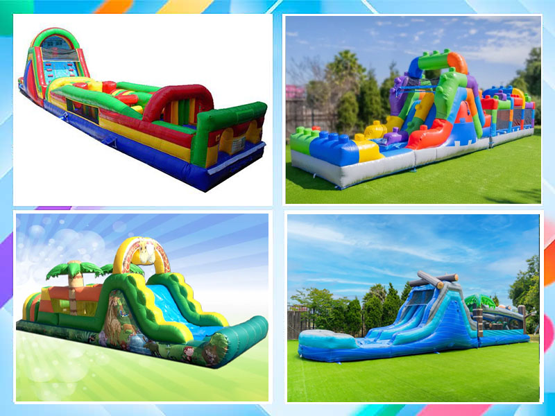 water slide inflatable obstacle course water slide inflatable obstacle course