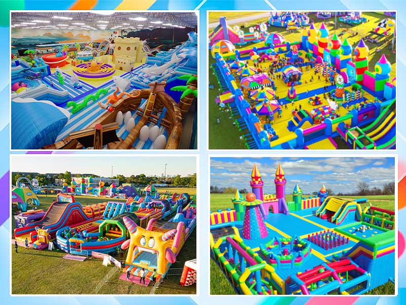 extensive garden inflatable park extensive garden inflatable park