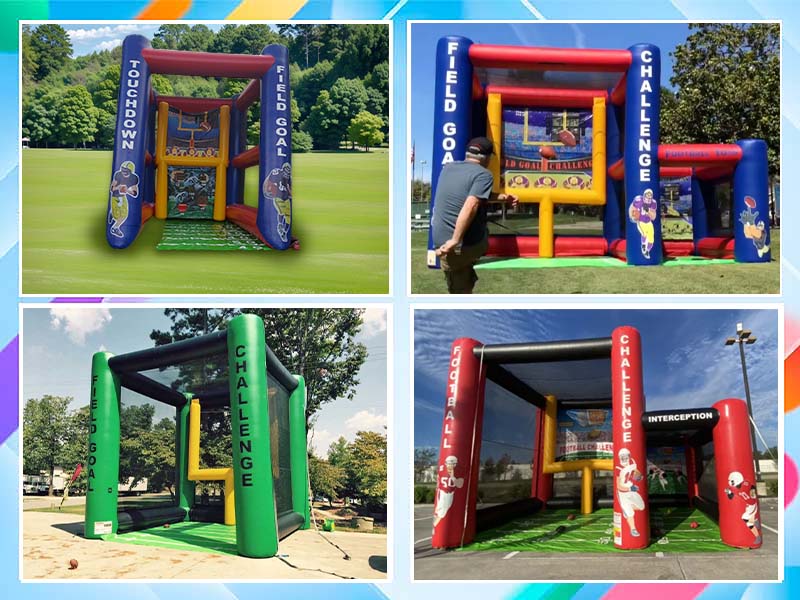 inflatable rugby field goal challenge game inflatable rugby field goal challenge game