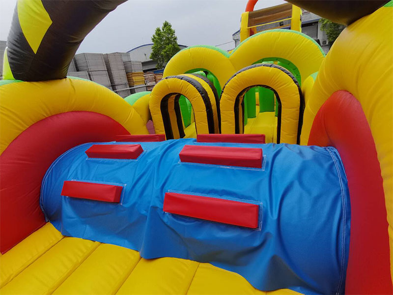 party outside obstacle course party outside obstacle course