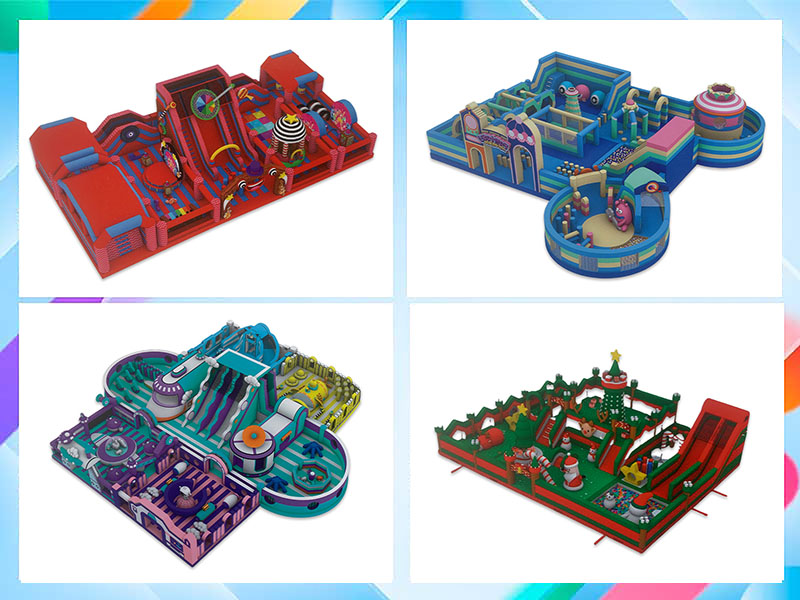 easy setup inflatable amusement park easy setup inflatable amusement park