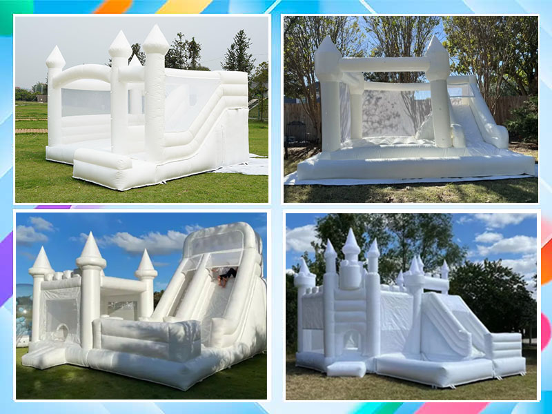 outdoor ready white bounce castle outdoor ready white bounce castle