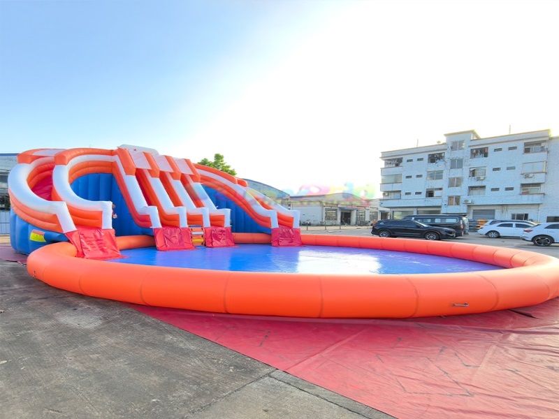 pool inflatable water slide pool inflatable water slide