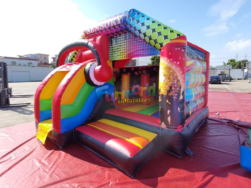 inflatable disco bouncy castle inflatable disco bouncy castle