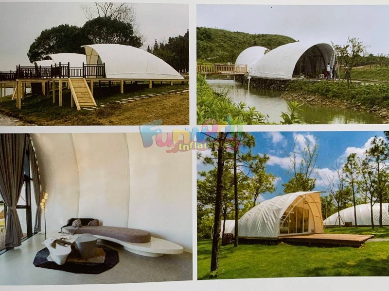 Shell Shape Glamping Tent Shell Shape Glamping Tent