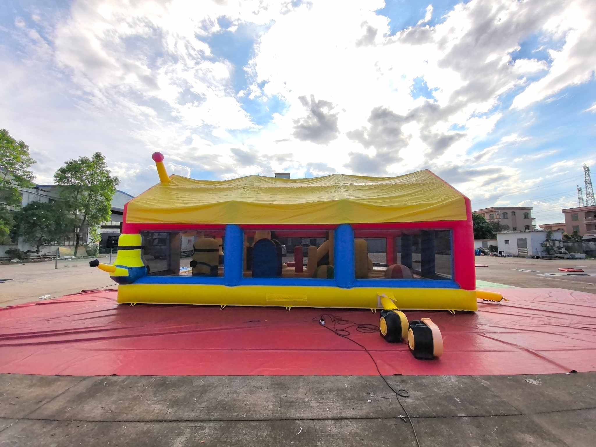 Giant bouncy castle Giant bouncy castle