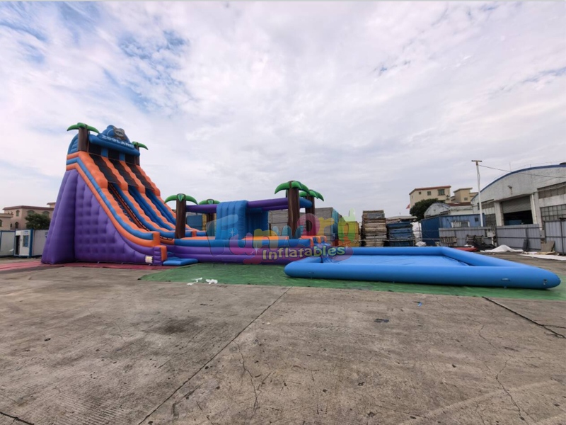 inflatable water slide with pool inflatable water slide with pool