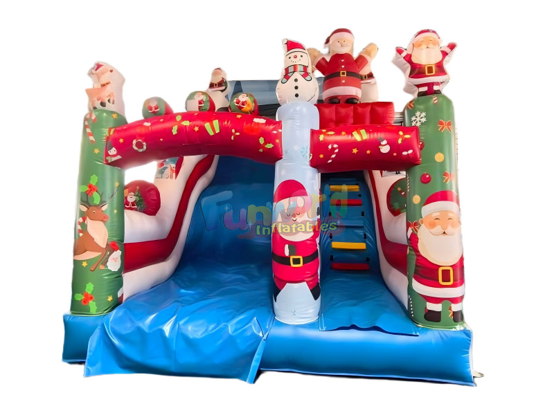 inflatable slide christmas theme inflatable slide christmas theme