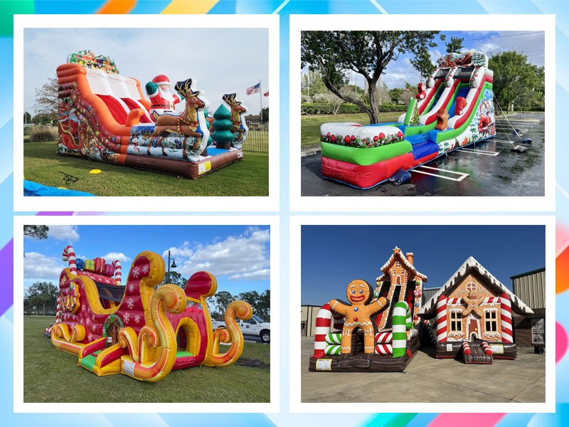 inflatable Christmas slide inflatable Christmas slide