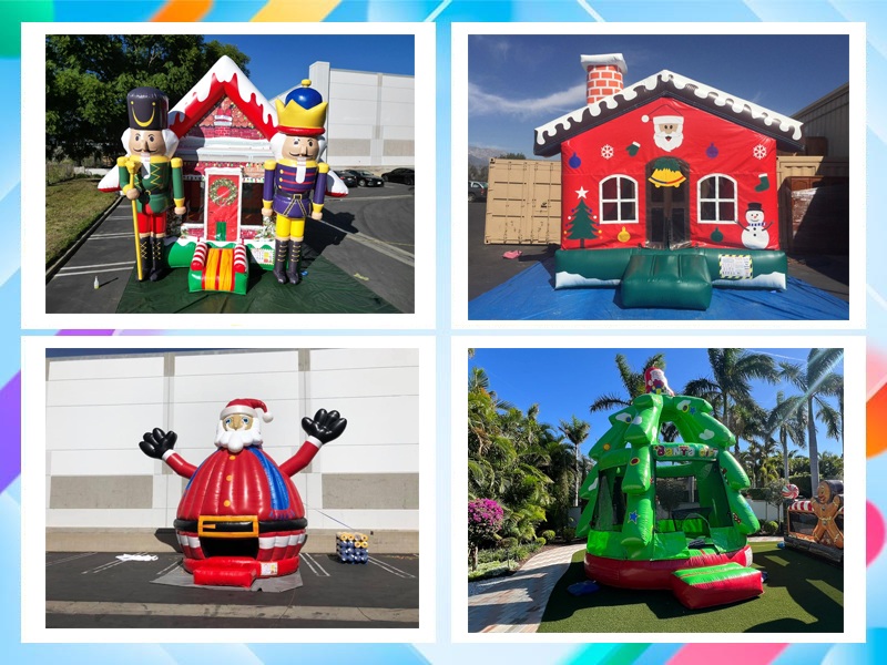 christmas inflatable bouncy castle christmas inflatable bouncy castle